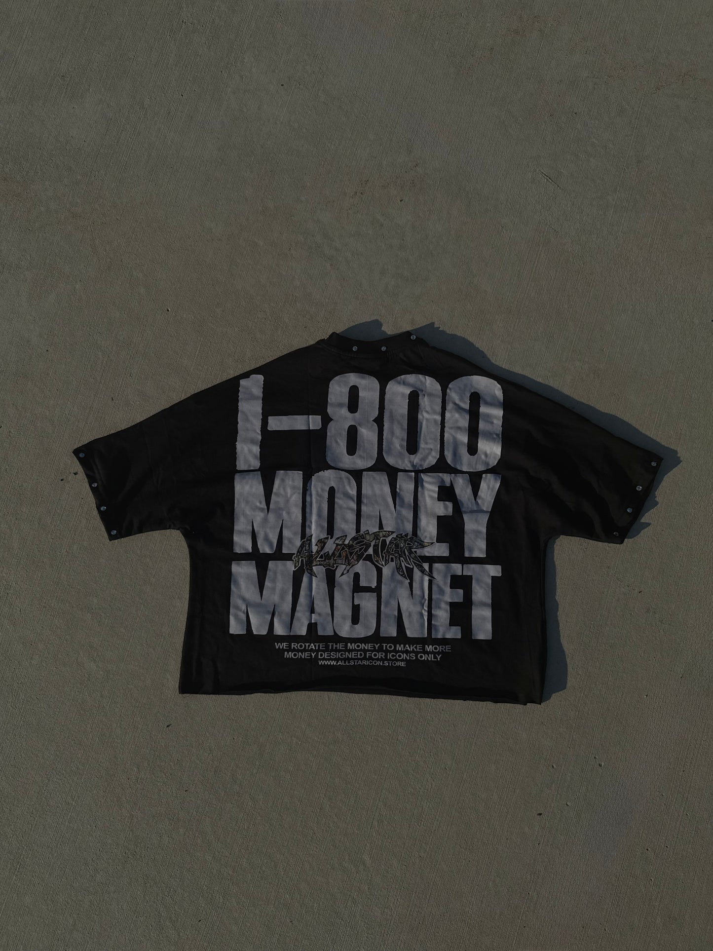 Black Camo Boxy Tee