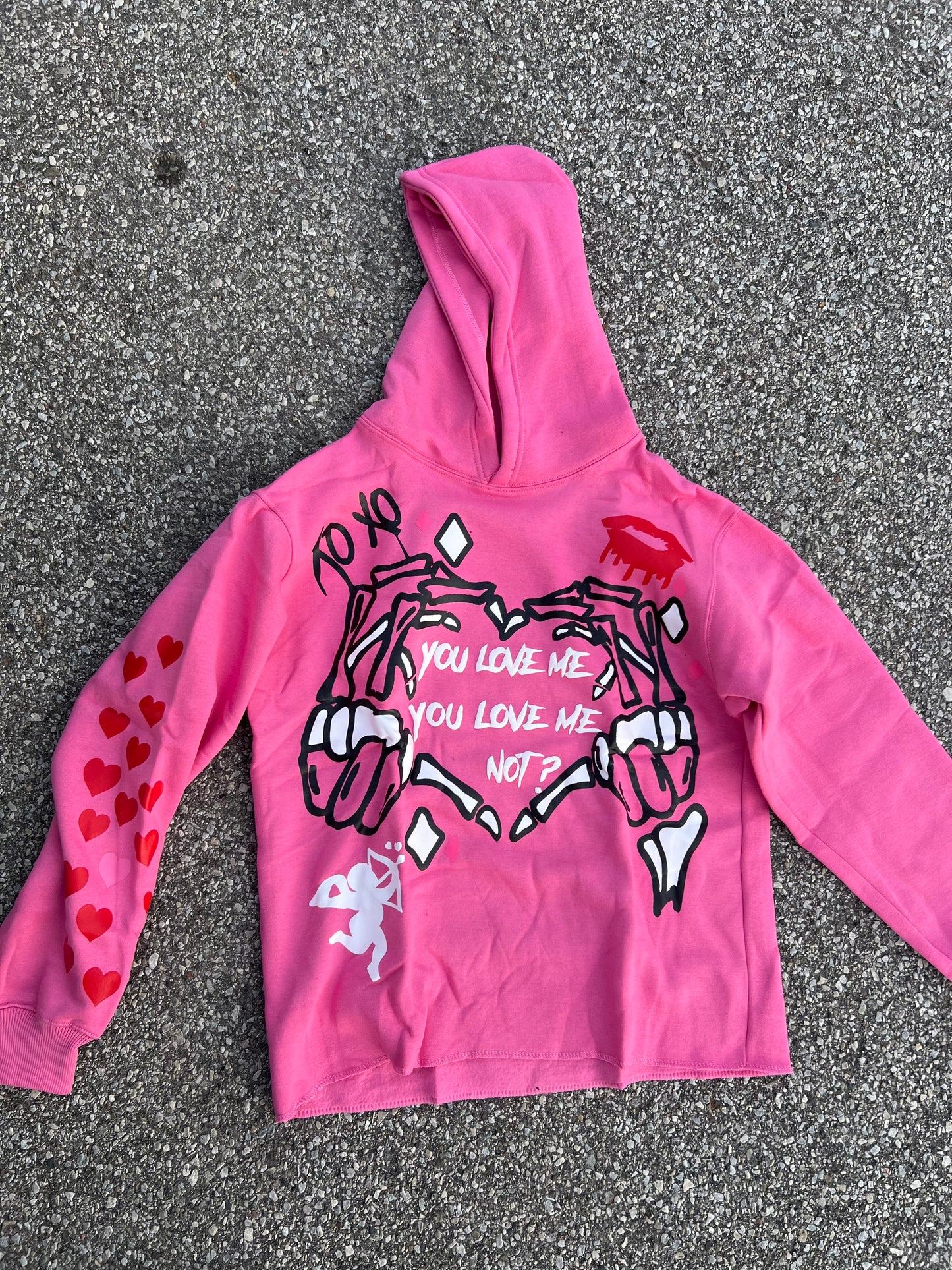 Pink unisex Valentines Tracksuit Set