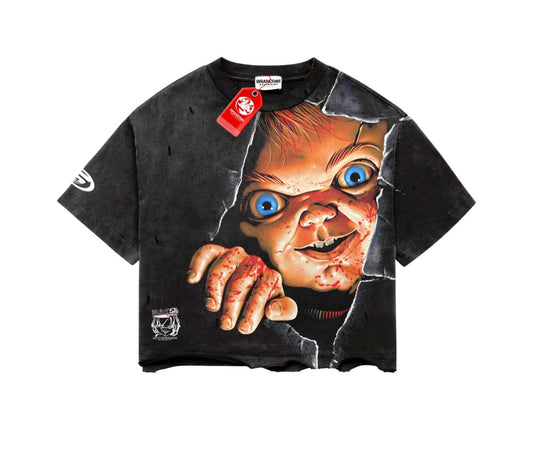 Black Chucky Boxy Tee