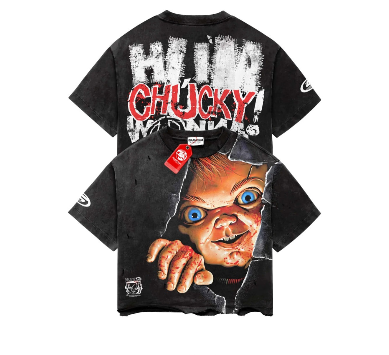 Black Chucky Boxy Tee