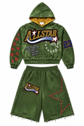 Green Jorts Set