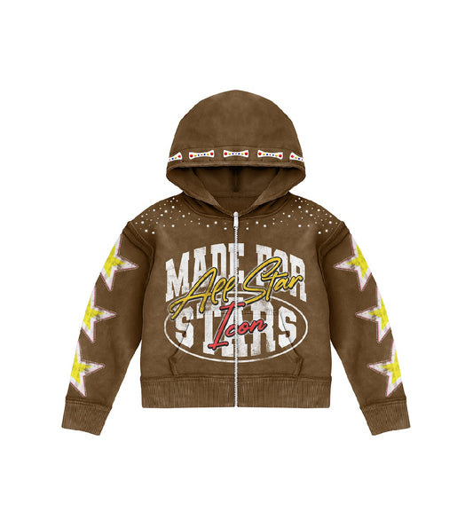 Brown Allstaricon Joggingsuit set